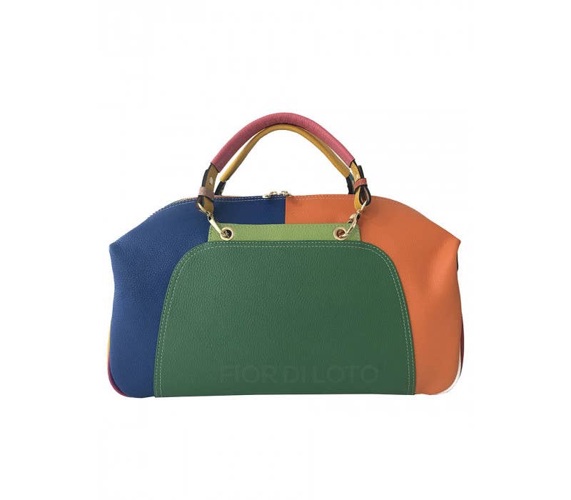 Monica Italian Leather Overnight Bag | Made in Tuscany