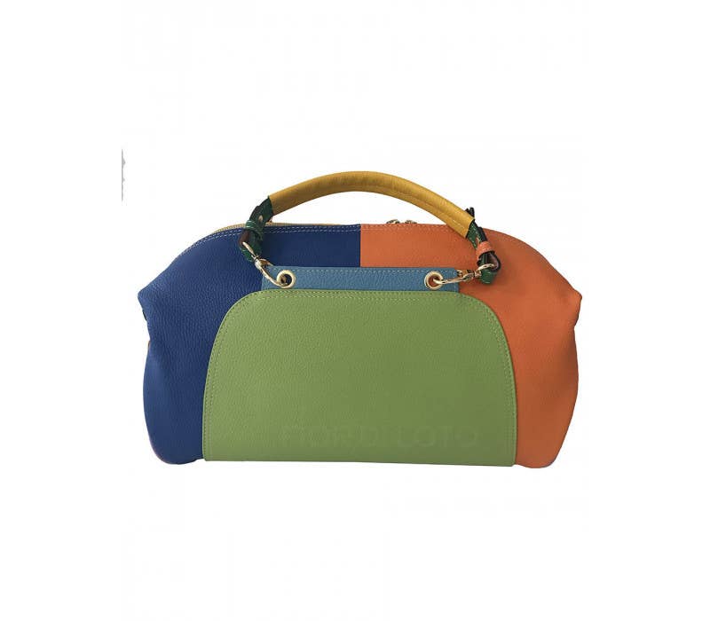 Monica Italian Leather Overnight Bag | Made in Tuscany