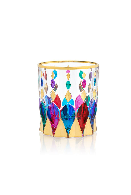 Prestige Rocks Cocktail Glass Venetian Crystal | Made in Veneto