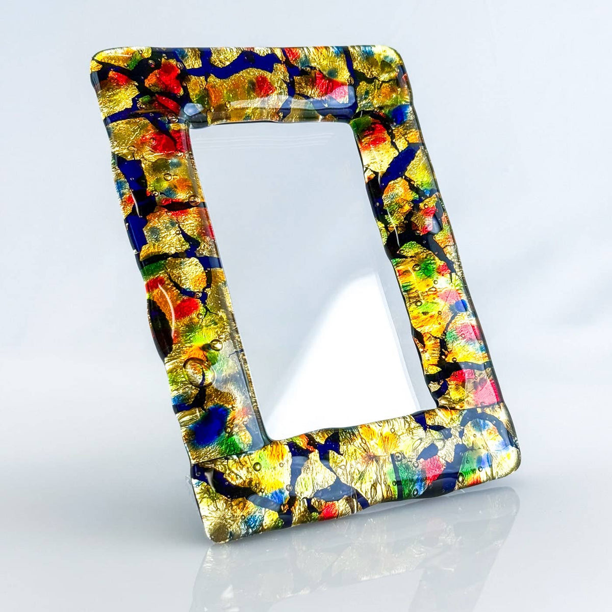 Glass Multicolored Photo Frame - Murano Glass | Made in Veneto