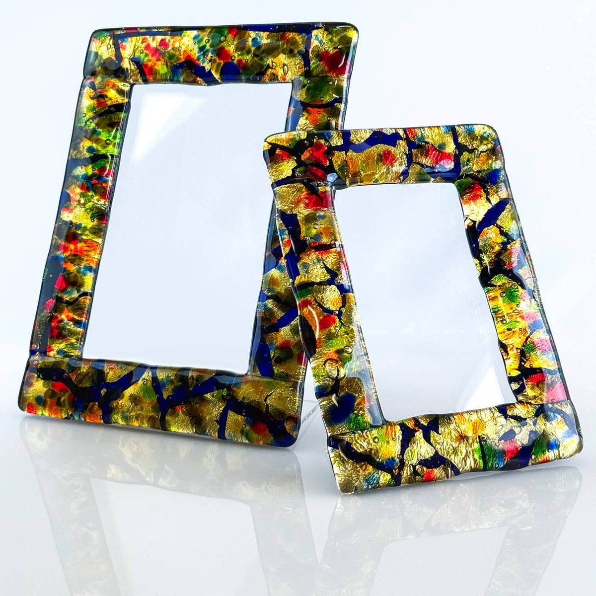 Glass Multicolored Photo Frame - Murano Glass | Made in Veneto