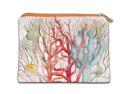 Corals Cotton Pouch | Made in Sicily