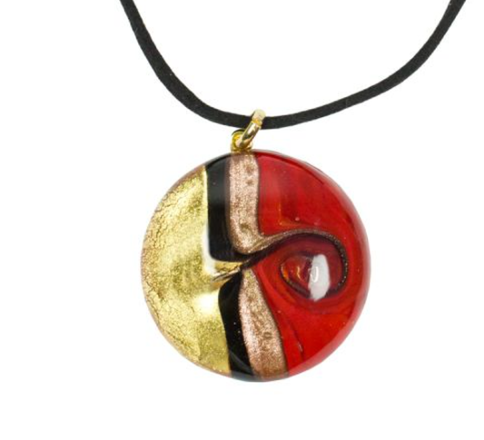Collana Pendente Onda Astratta Picasso Murano | Fatta a Venezia