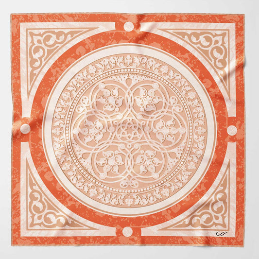 Silk Pocket Square - Orange | Made in Lake Como
