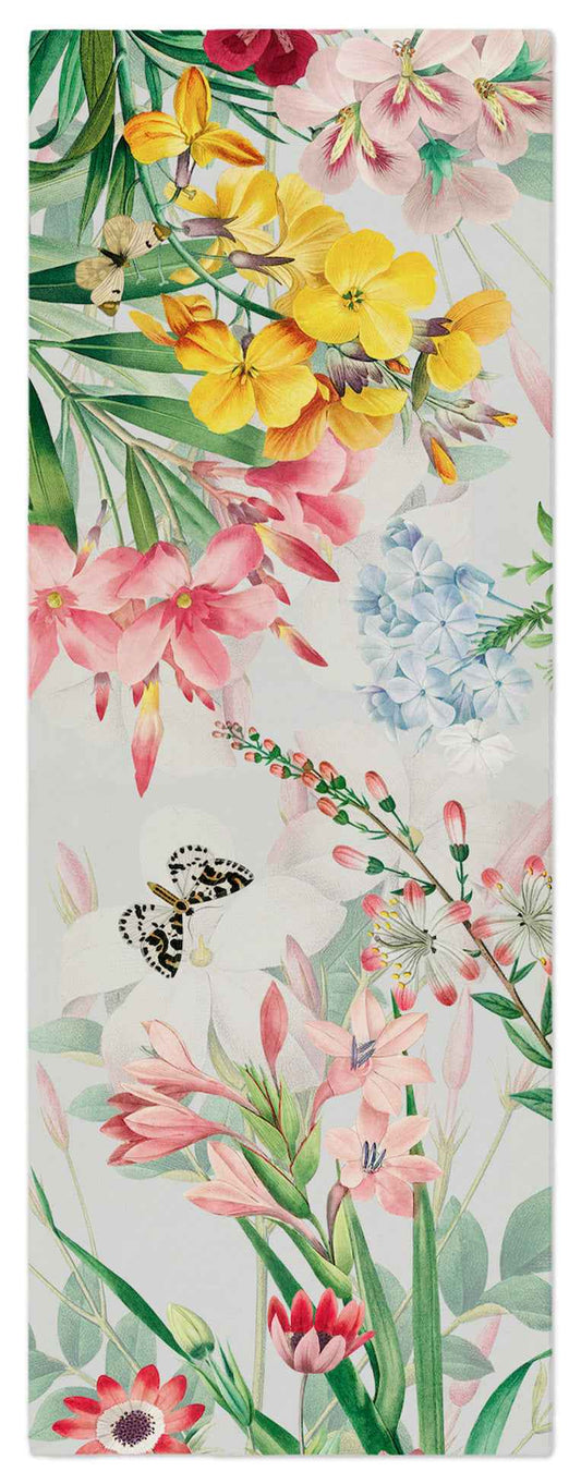 Blooming Cotton Satin Table Runner | Made in Sicily