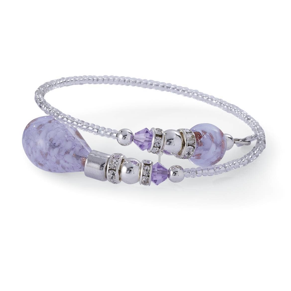 Murano Glass Drop Wrap Bracelet | Made in Venice