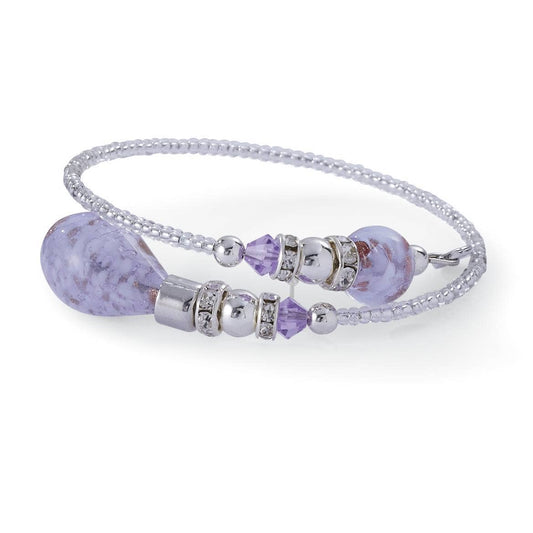 Murano Glass Drop Wrap Bracelet | Made in Venice