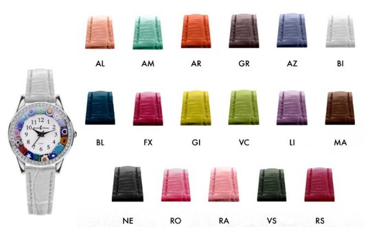 Millefiori Murano Sparkle Watch - Assorted Colors | Made in Venice