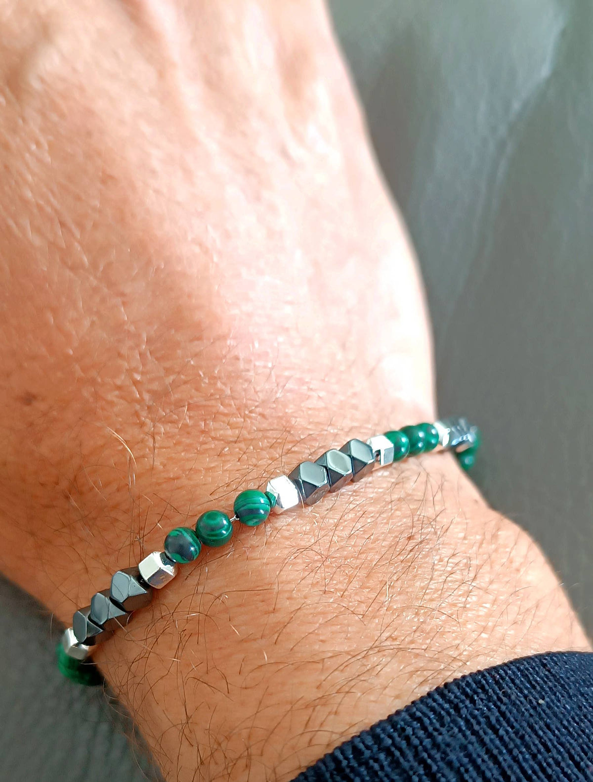 Taormina Stone and Steel Bracelet | Made in Lazio