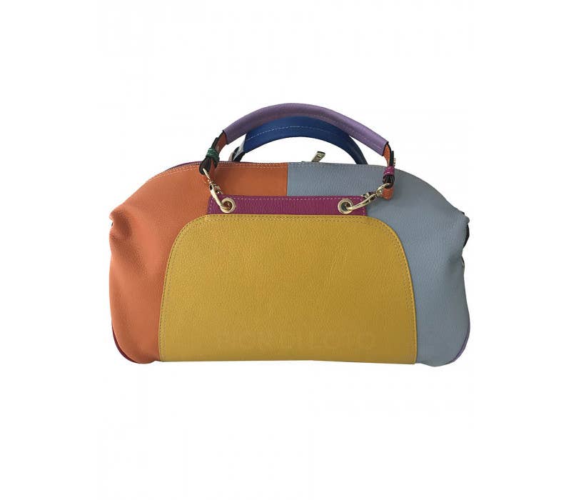 Monica Italian Leather Overnight Bag | Made in Tuscany