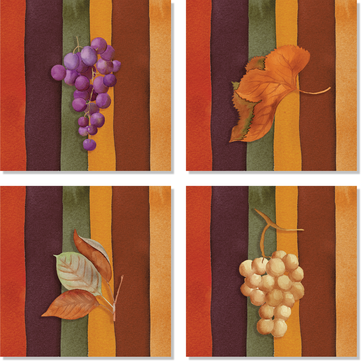 Set 4 Tovaglioli "Bacco" 100% Made in Italy