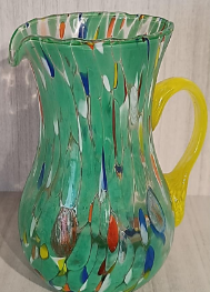 Murano Glass Pitcher - Blue | Made in Venice