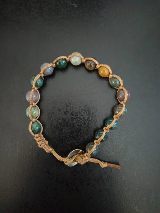 Samsara Macramè bracelets: Mix Green | Made in Lazio