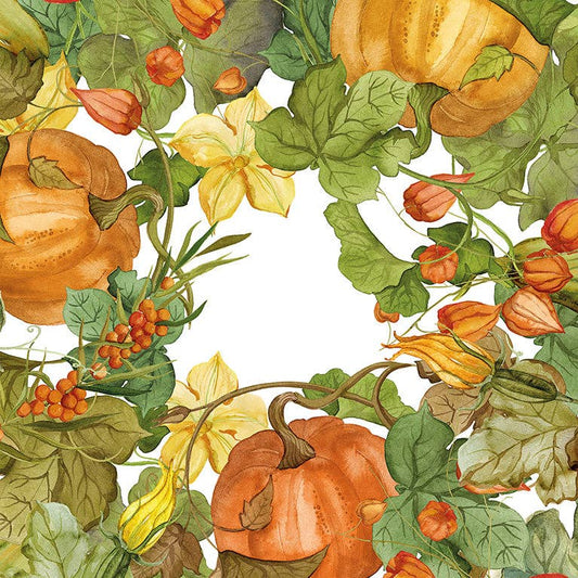 Potirons Linen Tablecloth | Made in Sicily