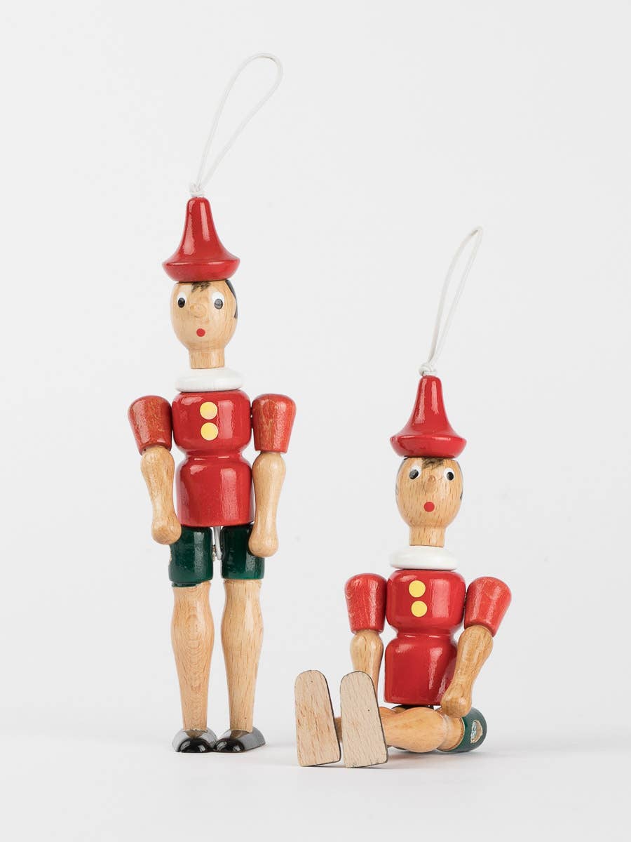 Pinocchio Wooden Toy Figure