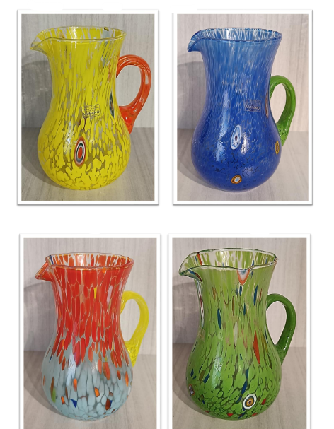 Murano Glass Pitcher - Blue | Made in Venice